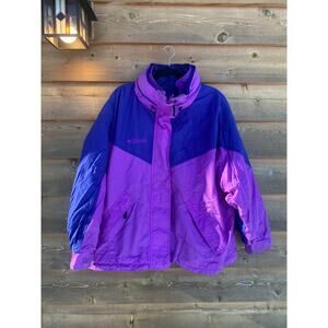 Columbia purple logan pass winter ski jacket